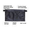 Unbranded 9x5" Lightweight 40D Black Ripstop waterproof Nylon Camping utility