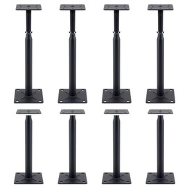 8 Pack Adjustable Support Jack for The Floor, Deck Foundation,RV Step Stabilizer,Mini Screw Jack- Post 10" to 13"