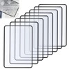 Yuiturt 8 Pcs 3X Magnifying Sheet, Ultra-Thin Lay-Flat Page Magnifier