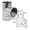 DuraVent DuraBlack 430 Stainless Steel, Durable and Easy Installation Single