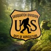 US Sasquatch Division Dept. Metal Wall Sign Bigfoot Man Cave