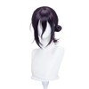 KIRA KIRA Anime Cosplay Wig Women 35cm Deep Purple Ponytail