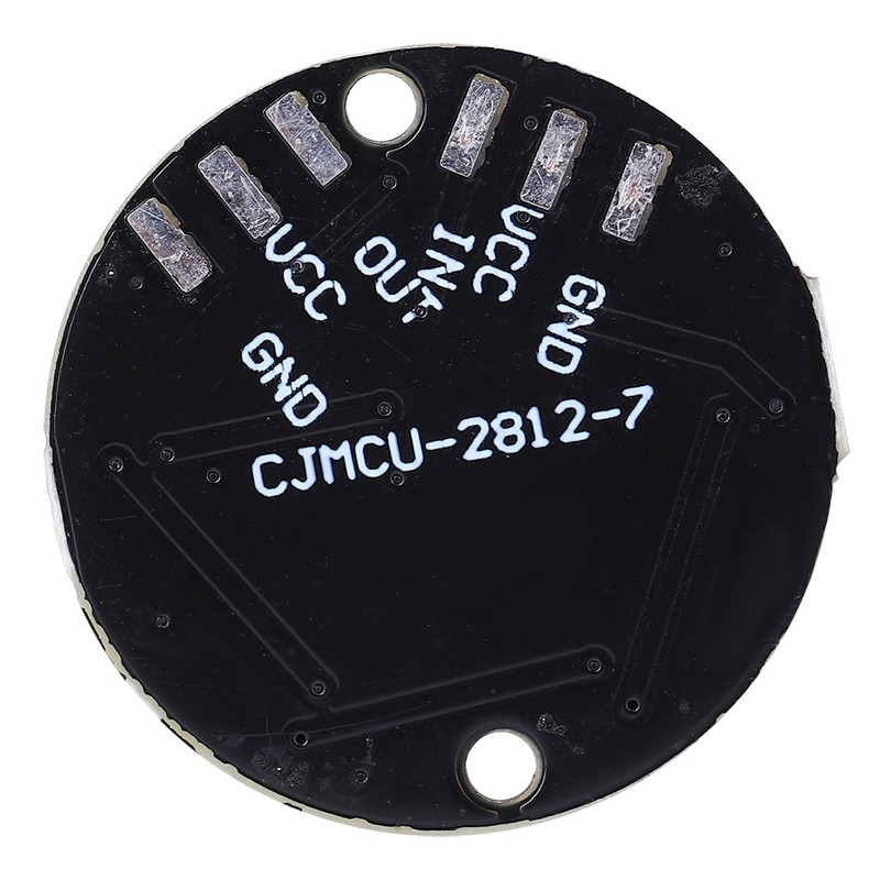 10Pcs LED Driver Development Board Round Built In Color Light
