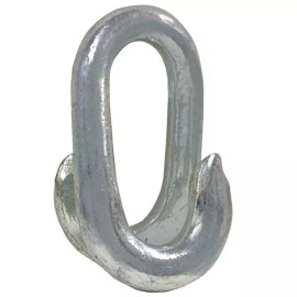 Campbell (10)-Steel Zinc Plated 3/16" x 1" Repair Chain Hammer Closed Lap Link T5950124