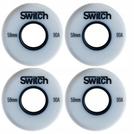Wheels for Inline Skates 59 mm White Replacement Wheels Roller Wheels Roller Skates Wheels