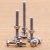 1/4-20 x 3" Stainless Steel Carriage Bolts with Hex Nuts