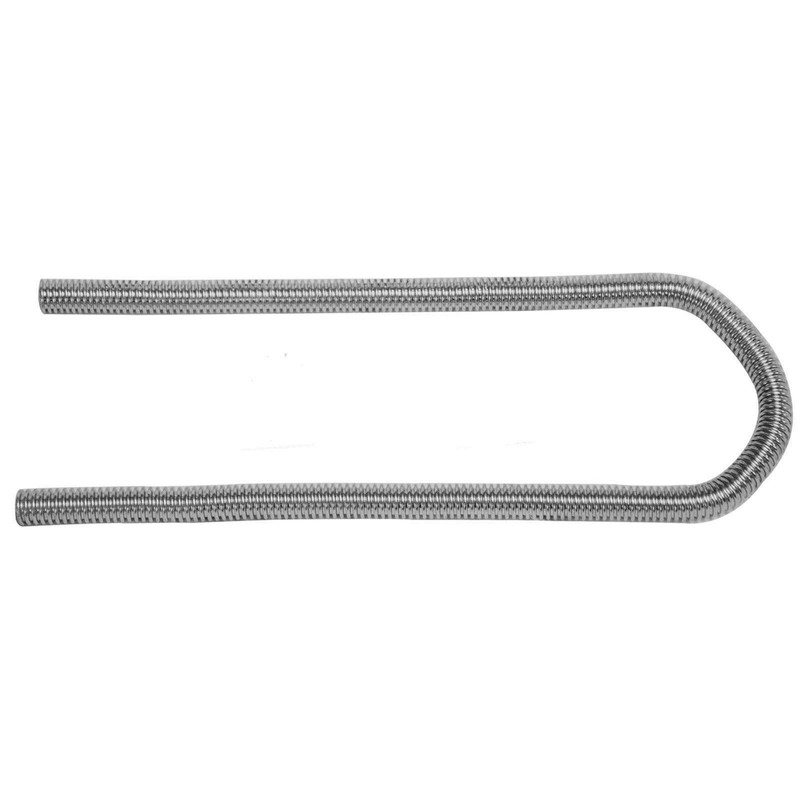 SUPERFASTRACING 44" Chrome Stainless Steel Flexible Universal Heater Hose Kit