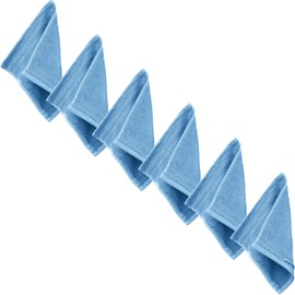 Erwin Müller Heidelberg Flannel Pack of 6 Terry Light Blue Size 30 x 30 cm