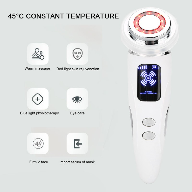 Color Light Skin Rejuvenation Machine Ion Skin Cleaning Serum Import
