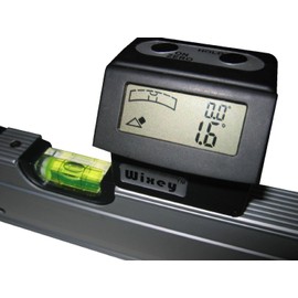 Wixey WR365 Digital Angle Gauge With Level And Flip Up Display