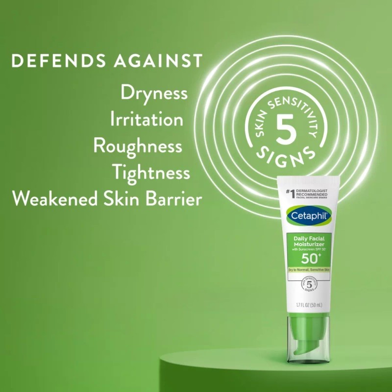 Cetaphil Diario Humectante Facial Y Protector Solar Spf 50+
