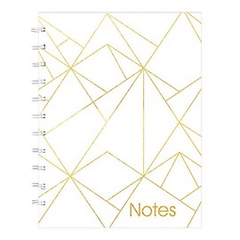 Blueline AF3000.01 Miracle Bind Gold Collection Notebook, 9-1/4" x 7-1/4", White