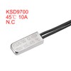 sourcing map KSD9700 Thermostat, 45℃ Normally Close Temperature Switch Thermal