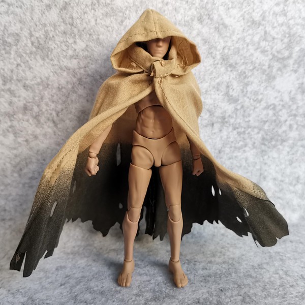 1/12 Scale Doll Clothes Action Figure Cloak for 6 inches