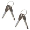 4 Piece Mini Screwdriver Set, Portable Flathead & Phillips Keychain