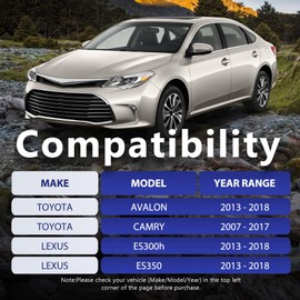 HAWK BROTHER Sway Bar Links, K750123 Front Stabilizer Sway Bar End Link Kits Compatible With 2007-2017 Toyota Camry 2013-2018 Avalon Lexus ES350 ES300h