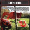 VIAGL 2pcs Bolt on Tractor Bucket Grab Clevis Mount Hooks