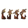 Ebros Gift Set of 4 Ocean Voyage Exploring Sea Turtles