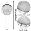 2-Piece Premium Cocktail Strainer Set | Stainless Steel Bar Sieve
