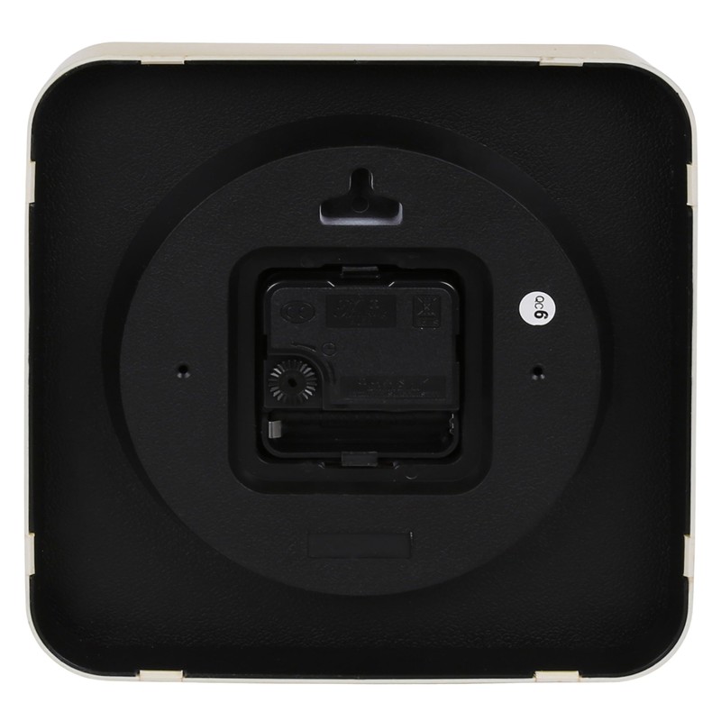 sarcia.eu Hedgehog Wall Clock, Square Analog Clock for Kids 20.2x20.2