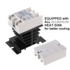 SSR-40AA Solid State Relay AC to AC (Input 80-250V AC