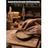Green Leaf Spoon Rest, Ceramic Utensil Holder for Stove Top