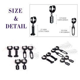 feilok Men's Stainless Steel Hoop Earrings Men's Ear Piercing Stud Earrings with Pendant for Men Women Women Earrings, Stainless Steel