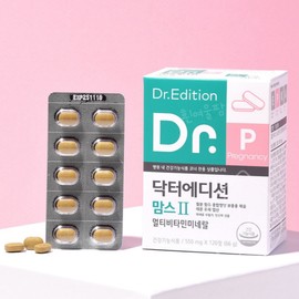 Doctor Edition Doctor Moms 2 Comprehensive nutritional supplement for pregnant women in the second and third trimester of pregnancy Iron folic acid multivitamin 120 tablets / 닥터에디션 닥터맘스2 임산부 임신 중기 후기 종합영양제 철분 엽산 멀티비타민 120정