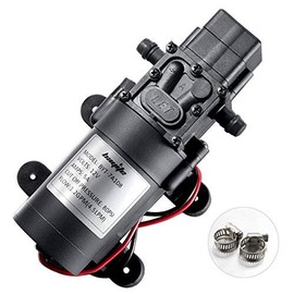 12v Water Pressure Diaphragm Pump 4.3 L/min 1.1 GPM 35 PSI - Caravan RV Marine Boat by SAILFLO