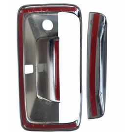 ABAGAEL Chrome Tailgate Door Handle Cover with Key Hole and Camera Hole for 2014-2018 Chevy Silverado/GMC Sierra 1500 2500HD 3500HD Accessories