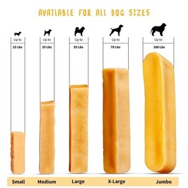 Tibetan Dog Chew Long Lasting Dog Treat for Jumbo dogs (2pc chew + 1 Pc Antler) Combo Saver Pack