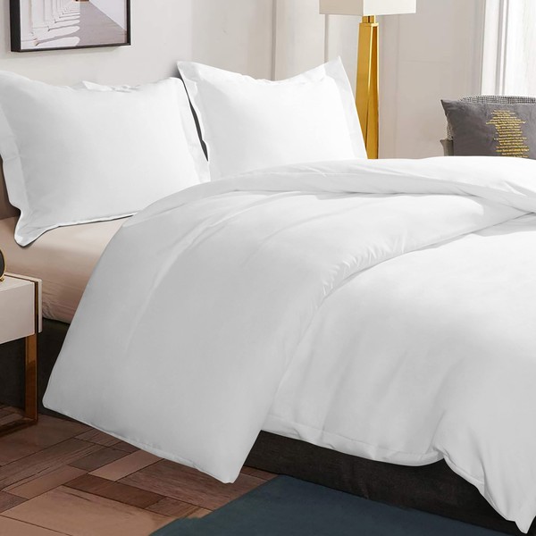 organictune Duvet Cover Twin Size - Soft Microfiber Queen Duvet