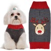 UETZLTB Dog Christmas Sweater Soft Warm Fall Winter Turtleneck Knitted