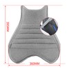 Lorababer Motorcycle Rider Solo Seat Saddle Cushion Pad Compatible with