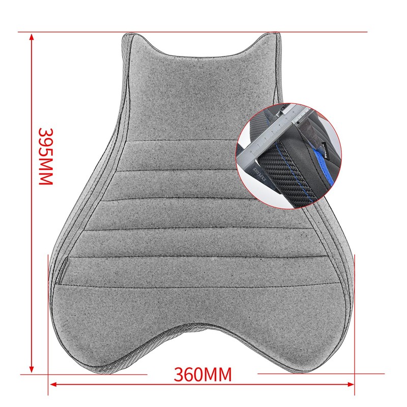 Lorababer Motorcycle Rider Solo Seat Saddle Cushion Pad Compatible with