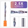 SpeTool 1/4'' Shank Flush Trim Router Bit, Up Cut Spiral