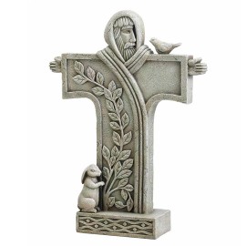 Avalon Gallery Design St Francis Garden Statue, 18" Outdoor Modern Style High (USUALLY SHIP IN 2 DAYS)