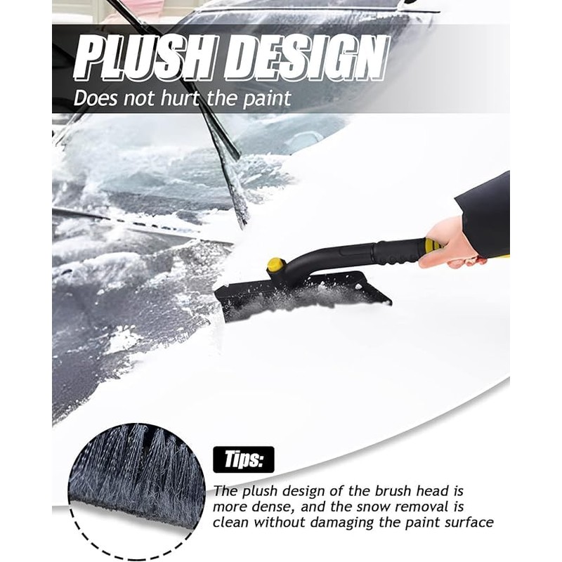 Rantizon 3 in 1 Extendable Ice Scraper 2023 New Version