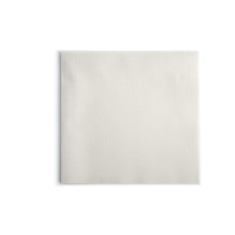 Alvotex CHIC Airlaid 50 Servietten, Stoffähnlich, Hochwertige, Einwegserviette, Weiß, 40x40cm