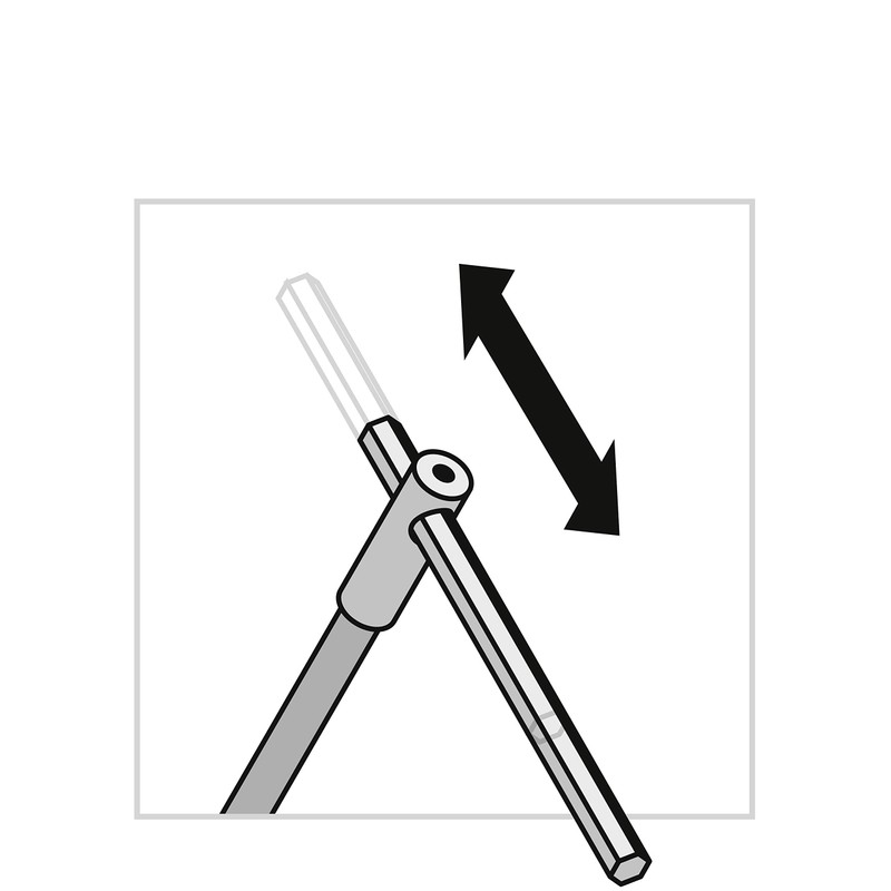 PB Swiss Tools T-Handle Hexagonal Screwdriver with Sliding Cross Handle