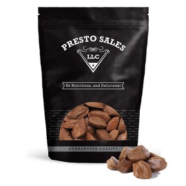 Brazil Nuts, In shell Polished Large 16 oz., Raw, Brazil Origin, KETO, Vegan, Non-GMO And Natural, Whole, Superior, High-Protein & Easy to Crack, Resealable Bags of 1 lb. by Presto Sales