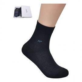 Gentlemen's Mid-Calf Dress Socks - Stylish Daily Dot Patterns 5 Pairs Random Delivery - 26cm