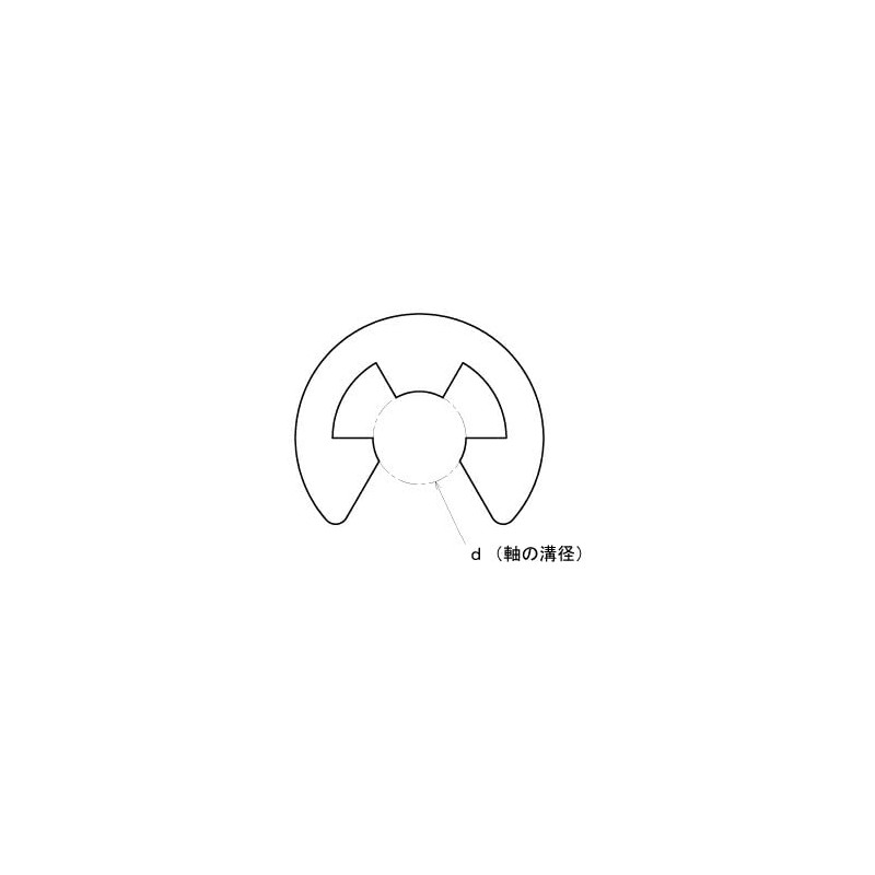 E-Ring Pliers PZ-01 Ring Size: 0.1 - 0.2 inches (3