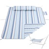Double Hammock Pad and Pillow Set,78" x 55"Polyester Quilted Hammock