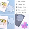 4 Pcs Lotus Resin Coaster Molds Lotus Tray Molds for