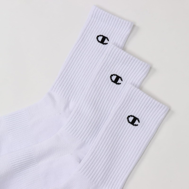 Champion C3-ZB722S Men's Socks (3 Pairs), Antibacterial and Odor Resistant,