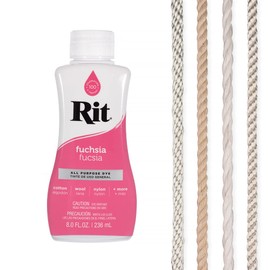Rit Dye Liquid Sampler Kit- Wide Selection of Colors and Rope Samples