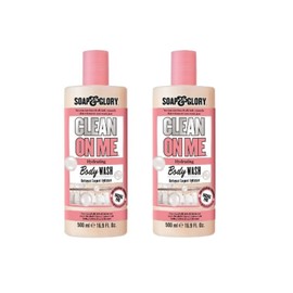 The Treat Trio 2 pack x Soap & Glory Clean On Me Creamy Shower Gel x 500ml