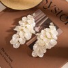 Tassel Shell Earrings for Women White Shell Statement Sea Summer