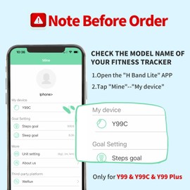 DIGEEHOT Kids Fitness Tracker Watch Strap, Replacement Watch Straps for Y99, Y99C, Y99 Plus